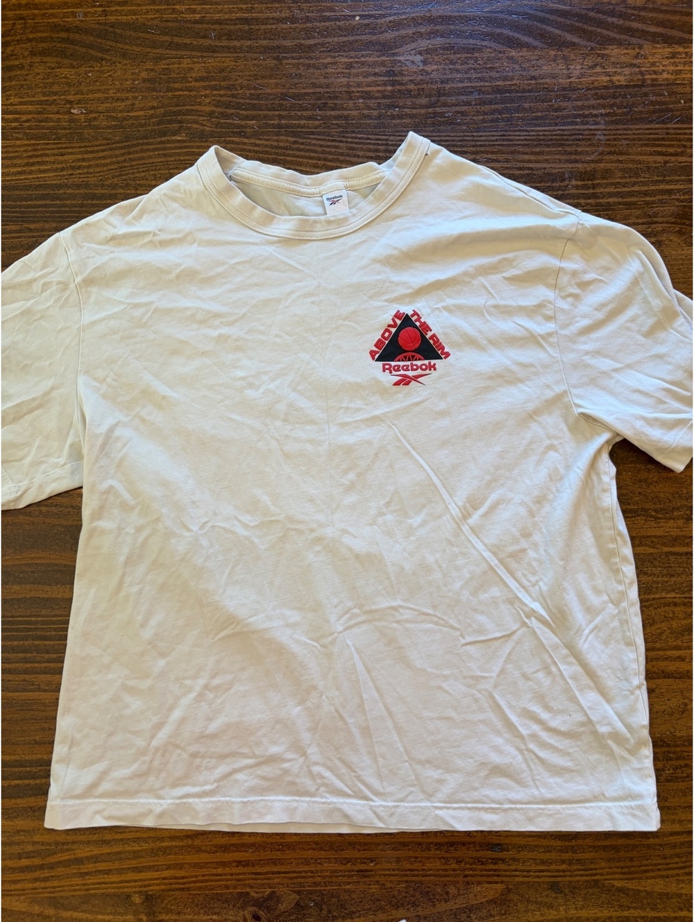 Reebok Above The Rim White Graphic T-Shirt XL